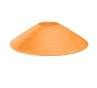FJIXUO 20 marcadores Redondos de Entrenamiento con Textura Disco y Conos Deportivos for atlético Ejercicios grupales para Entrenamiento De Fútbol(Orange)