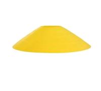FJIXUO 20 marcadores Redondos de Entrenamiento con Textura Disco y Conos Deportivos for atlético Ejercicios grupales para Entrenamiento De Fútbol(Yellow)