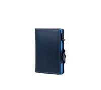 FJIXUO Carteras for Hombres Portatarjetas de crédito empresarial emergente Real Que bloquea la Billetera Delgada Fibra Carbono con Bolsillo para Viajes De Negocios Y Compras(Color4)