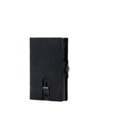 FJIXUO Carteras for Hombres Portatarjetas de crédito empresarial emergente Real Que bloquea la Billetera Delgada Fibra Carbono con Bolsillo para Viajes De Negocios Y Compras(Color2)