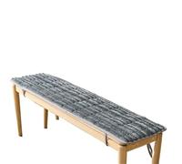 FJIXUO Cojín Largo for Banco, cojín de Asiento for Zapatos Madera, sofá, Corbata Inferior Antideslizante, jardín, Columpio, 1 Uds para Jardín, Muebles(Dark Grey,30 X 80cm)