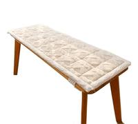 FJIXUO Cojines for Banco con Cordones, Asiento for Silla, sofá, Ventana, Cojines for Restaurante, de jardín, Columpio, 1 Uds para Jardín, Muebles(White,35x120cm)