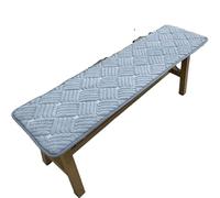FJIXUO Cubierta de Banco Larga y Gruesa, reemplazo Zapato Felpa Suave, Almohadilla for Taburete, Mesa té, Madera Maciza, Cubierta for Silla, 1 Uds para Jardín, Muebles(Blue,30x100cm)
