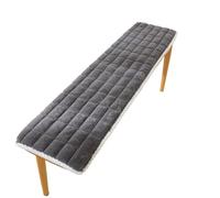 FJIXUO Cubierta de Banco Larga y Gruesa, Taburete Repuesto for Zapatos, Almohadilla Suave, Mesa té, Madera Maciza, Cubierta for Silla, 1 Uds para Jardín, Muebles(Grey,35x120cm)
