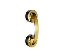FJIXUO Manija de puerta vidrio con ventosa, manija corredera baño sin daños, for armarios, refrigeradores, 2 uds Para Baños Y Puertas De Cristal(Gold)