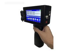 FJLKGDSP Código QR de Lote, número Fecha, Logotipo, caducidad, Etiqueta, Botella plástico, mascarilla en línea, Impresora inyección Tinta térmica portátil TIJ(Printer 1 Blue Ink)