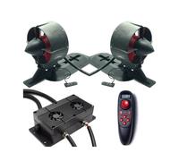 FJLKGDSP Propulsor Submarino U92 (Dos Versiones, 21,4 kg/23,6 kg de Empuje, con Ventilador refrigeración y Carcasa metálica for embarcaciones inflables)(12V 300KV 708w)