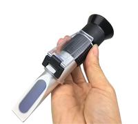 FJLKGDSP Refractómetro portátil 3 en 1 for Vino, UVA y Alcohol (Brix, Baume Escalas)