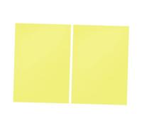 FJMQHU 2 Láminas Translúcidas de PVC Transparente con Filtro de Luz de Color para Corregir Imperfecciones, Tamaño A4, Ideales para Maquetas Y Fotografía, Amarillo, Individual