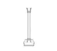FJMQHU Bandeja de Alimentación para Acuario, Tubo para Comida de Peces Y Camarones, Acrílico Transparente, Fácil de Limpiar, con Ventosa para Moluscos de ACU, Longitud 35 cm