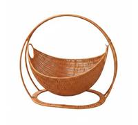 FJMQHU Cesta Colgante para Gato Cama de Mimbre para Mascotas Desmontable Artesanía en Polipropileno Base Firme Recomendada para Gatos Que Descansan en Habitación Sala Rincón con Sol