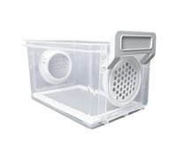 FJMQHU Cría de Grillos Caja de con Malla Inferior Eficiente y Material Plástico Transparente Apilable para Aumentar Capacidad Adecuada para, Style B, Individual