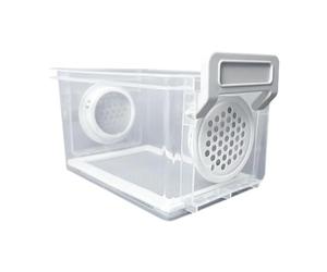 FJMQHU Cría de Grillos Caja de con Malla Inferior Eficiente y Material Plástico Transparente Apilable para Aumentar Capacidad Adecuada para, Style B, Individual