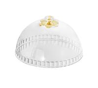 FJMQHU Cúpula Transparente para Pasteles Tapa Redonda para Pasteles Campana de Pet Transparente Cubierta de Bandeja Adecuada para Bodas Fiestas Decoración de, 21cm
