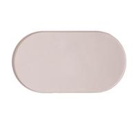 FJMQHU Mantel Individual para Mascotas Alfombrilla Comedero Perros Gatos Tapete Antiderrames Silicona Borde Elevado Resistente Adecuado para Hogares con, Gris