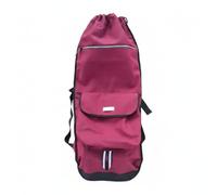 FJMQHU Portador de Patineta Bolso Táctico de Lona Impermeable Acolchado de Compartimentos para Patinaje y Equipo Adecuada para Desplazamientos Aventura, Rojo Vino, 88-34cm