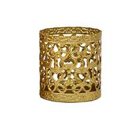 FJMQHU Portavelas de Metal Hueco Centro de Mesa Porta Candelabro con Patrón Recortado Diseño Decorativo Adecuado para Regalo Decoración Interior, Style3, Individual