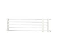 FJMQHU Puerta Expandible para Mascotas con Ajuste Manual Barrera de Presión para Perros Medianos Y Pequeños Valla Interior de Material Liviano PP Puerta RETR, White M
