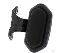 FJMQHU Respaldo para Conductor de Motocicleta Almohadilla Trasera de Plástico Barra Sissy para Motocicleta Soporte Trasero Ajustable Funcionalidad Práctica