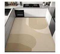 FJOADNVM Alfombra Baño Secado Rapido Carpet in The Kitchen Large PVC Leather Mat Non-Slip Waterproof Oil-Proof Floor Mats Modern Home Decoration(Color07,1pc(50x80cm 50x120cm)