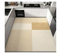 FJOADNVM Alfombra Baño Secado Rapido Carpet in The Kitchen Large PVC Leather Mat Non-Slip Waterproof Oil-Proof Floor Mats Modern Home Decoration(Color11,1pc(50x80cm 50x120cm)