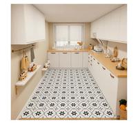 FJOADNVM Alfombra Baño Secado Rapido Kitchen Floor Mat Carpet PVC Leather Mats Waterproof Oil-Proof Large Rug Home Decoration Non-Slip(Color03,90x180cm)