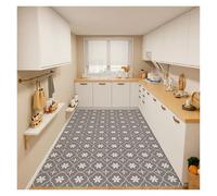 FJOADNVM Alfombra Baño Secado Rapido Kitchen Floor Mat Carpet PVC Leather Mats Waterproof Oil-Proof Large Rug Home Decoration Non-Slip(Color08,90x200cm)
