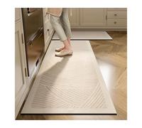 FJOADNVM Alfombra Baño Secado Rapido Kitchen Floor Mat Waterproof Carpet Anti-Slip Oil-Proof Foot Mats PVC Leather Rug Home Decoration(Color01,1pc 80x160cm)