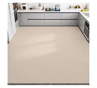FJOADNVM Alfombra Baño Secado Rapido PVC Kitchen Floor Mat Oversized Black Carpet Waterproof Oil-Proof Non-Slip Large Rug Solid Grey Washable Leather Mats(Color05,50x80cm)