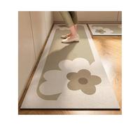 FJOADNVM Alfombra Baño Secado Rapido Waterproof PVC Floor Mat for Kitchen, Non-Slip Carpet, Long Rug, Home Decoration, Oil-Proof Foot Mats(MX1366-P,1pc 50x80cm)