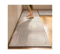 FJOADNVM Alfombra Baño Secado Rapido Waterproof PVC Floor Mat for Kitchen, Non-Slip Carpet, Long Rug, Home Decoration, Oil-Proof Foot Mats(MX1368-P,1pc 180x280cm)
