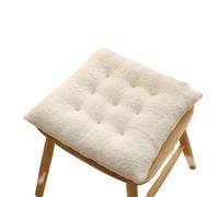 FJOADNVM Cojines De Asiento De Pana Cojín Cuadrado de Felpa Suave for Silla Oficina en casa, sofá, cómodo y Grueso, Terciopelo, for protección del Asiento(Color 4)