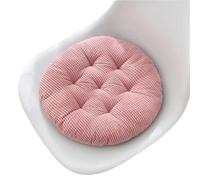 FJOADNVM Cojines De Asiento De Pana Cojín de Pana Tipo Tatami 30/40/45/50 cm, Grueso, Redondo, for sofá, balcón, Ventana o Silla(Pink,40x40cm)