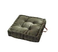 FJOADNVM Cojines De Asiento De Pana Cojines Cuadrados Grises Gruesos for Sentarse en el Suelo, cojín capitoné, Almohada de meditación, Almohadas con asa Transporte, Almohadilla Tatami(Color 2)