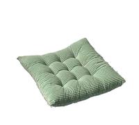 FJOADNVM Cojines De Asiento De Pana Silla de Oficina Color Liso con cojín Correa Pana, Suave y cómoda, Ideal for el Suelo del salón(Green)