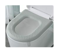 FJOADNVM Funda para Asiento De Inodoro Cojín de Asiento Inodoro Impermeable, Reutilizable, Silicona, Lavable, for el hogar, Espuma, for, Almohadilla, Mango, Accesorios baño(Gray)