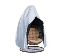 FJOADNVM Funda para Silla De Doble Huevo 1 Funda For Silla Colgante, Impermeable, For Exteriores(Sliver)