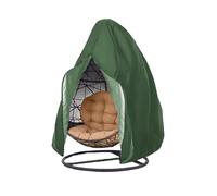 FJOADNVM Funda para Silla De Doble Huevo Funda Protectora Impermeable for Silla de Patio, Color Negro, con Cremallera, for Exteriores(Green 115X190CM)