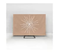 FJOADNVM Funda Para TV Cubierta antipolvo for pantalla, cubierta for TV, tela de 32-75 pulgadas, moneda Simple y moderna(13,75 inch)