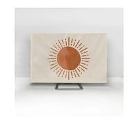 FJOADNVM Funda Para TV Cubierta antipolvo for pantalla, cubierta for TV, tela de 32-75 pulgadas, moneda Simple y moderna(12,42 inch)
