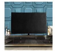 FJOADNVM Funda Para TV Cubierta De Tela Terciopelo For TV, 43 Pulgadas, 55, 65, Colgante For, Antipolvo For Escritorio(Velvet black,50 inches)