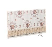 FJOADNVM Funda Para TV Portada de TV 32" 37" 40 "42" 43 "55" La cubierta antipolvo superficie curva LCD 65 "no se puede quitar al iniciar la del monitor 32 Cubierta televisor(Jasmine coffee,32inch)