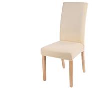 FJOADNVM Fundas para Sillas Funda elástica de Color sólido for Silla, Fundas elásticas Licra for el hogar, for Asiento for Cocina, Comedor, Boda, Banquete(Cream Yellow)