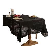 FJOADNVM Lace Tablecloth Mantel De Encaje Cuadrado Decorativo, Estilo Francés Retro, Rectangular, A Prueba Polvo DecoracióN De Escritorio(Color 1,140 220)