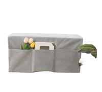 FJOADNVM Organizador De Sofá Organizador de reposabrazos for sofá, Funda con Bolsillos Laterales for Guardar revistas, Libros y Aperitivos en casa, Control Remoto Sala De Estar(Grey,50)