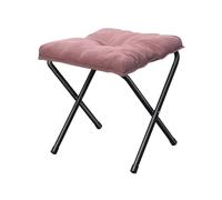 FJOADNVM Ottoman Reposapiés Plegable tapizado for sofá, pequeño y Plegable.(Pink)
