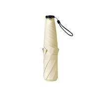 FJOADNVM Paraguas Plegable Paraguas Ultraligero De 6 Varillas Vinilo, Protector Solar, Plegable, Portátil, For Niña(Yellow)