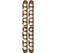 FJOADNVM Soportes Para Caña De Pescar Horizontal Holds Up To 12 Rods Fishing Pole Rod Racks Wall Or Ceiling Mounted Holders For Garage Storage(Round 12 rods)