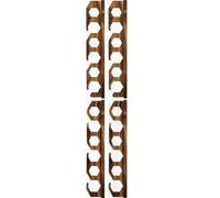 FJOADNVM Soportes Para Caña De Pescar Horizontal Holds Up To 12 Rods Fishing Pole Rod Racks Wall Or Ceiling Mounted Holders For Garage Storage(Rhombic 12 rods)