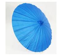 FJOADNVM Wedding Umbrella Paraguas de papel colores for danza, sombrilla, decoración for fiestas bodas al aire libre, material pintura DIY hecho a mano Bride(Blue,40cm umbrella)